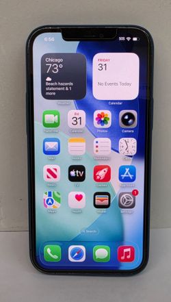 Iphone 12 pro max 128gb factory unlocked  works with any carrier.