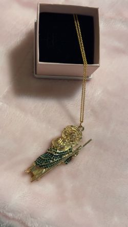 14k gold filled San Judas pendant