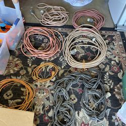 Heavy Gauge Extension Cords 6 Total