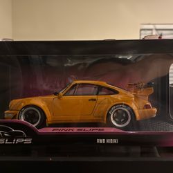 Jada Pink Slips RWB HIBIKI Orange Porsche 911 964 1/18 Die-Cast Brand New