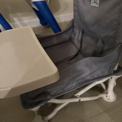 Hiccapop OmniBoost Folding Booster Chair - Grey