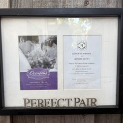 Perfect Pair Wedding Frame!