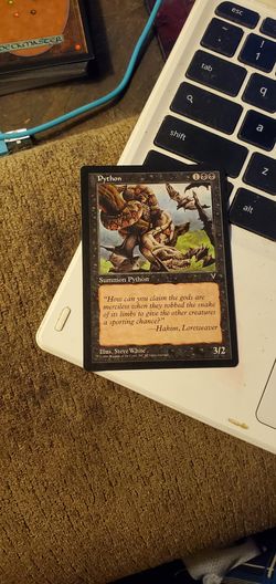 Python magic card