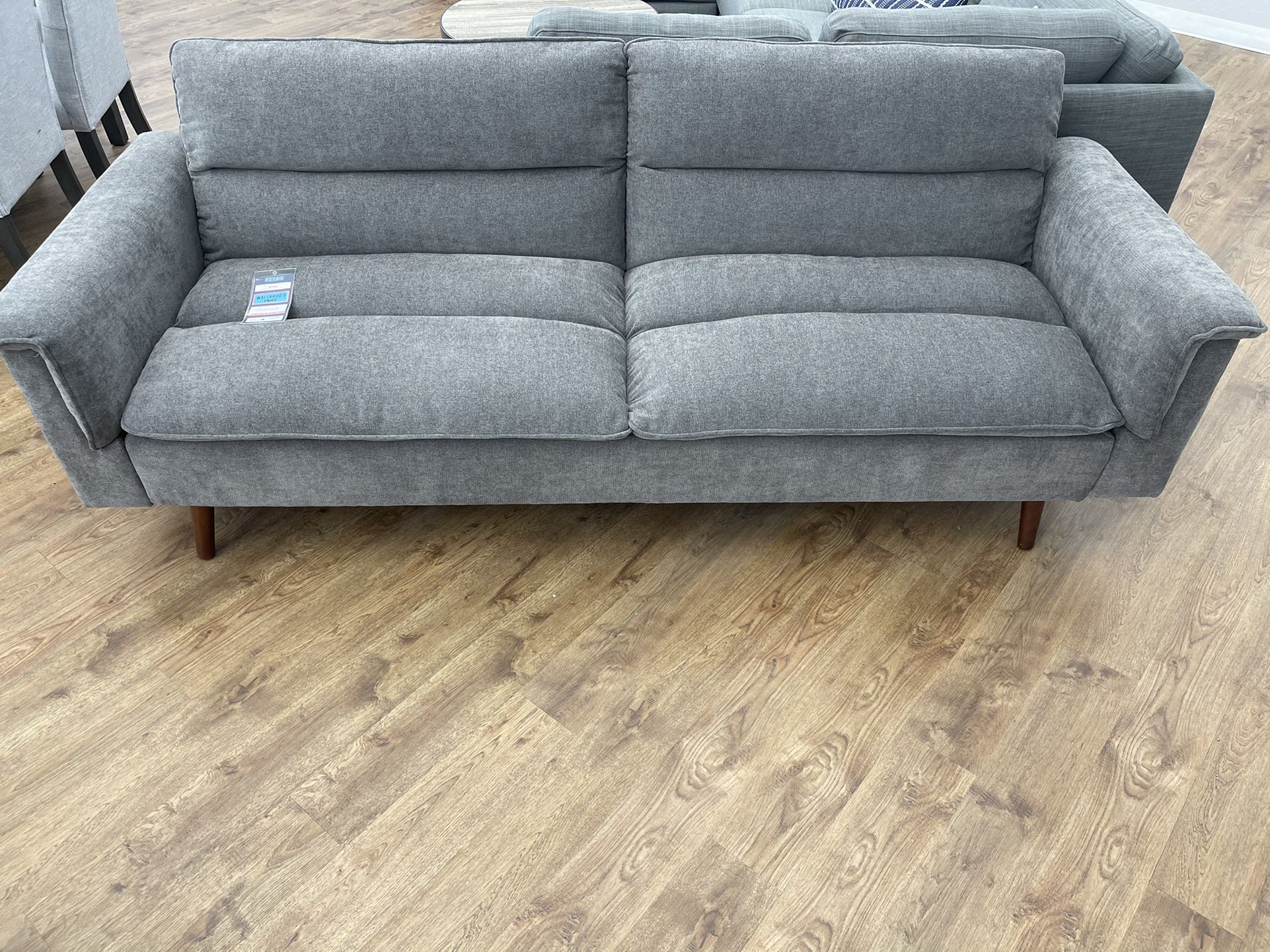This sofa bed/futon is both comfortable and stylish