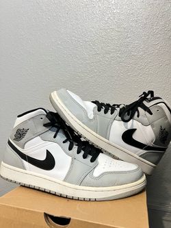 Jordan Mid Grey Smoke SIZE 10.5 men