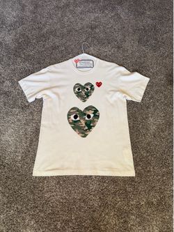 CDG Play Brand Authentic Shirt Size Large