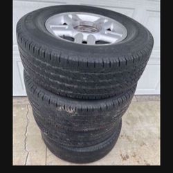 4 — 265/70r17 6x135 6x5.31 Stock Ford F-150 F150 Expedition Wheels Rims Tires!!!!!!