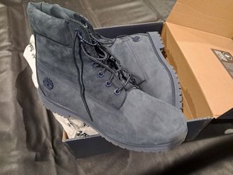 Blue Timberland Boots