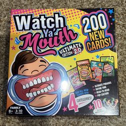 Watch Ya Mouth Ultimate Edition 2.0 Game with 200 New Cards New Sealed