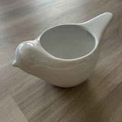 White Bird Pot Holder