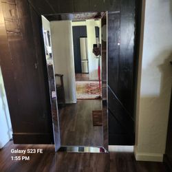 MIRROR SĤEFFIELD Beveled Silver 24x58 