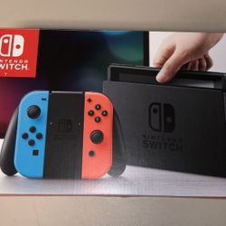 nintendo switch empty retail box