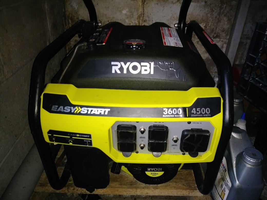 3500 W Ryobi generator