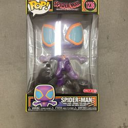 Funko Pop Blacklight Spider Man Exclusive 10”