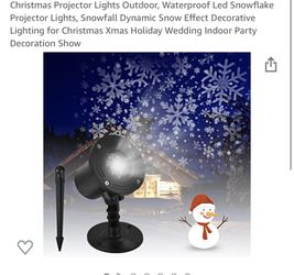 Waterproof Led Snowflake Projector Lights (INDOOR/OUTDOOR)