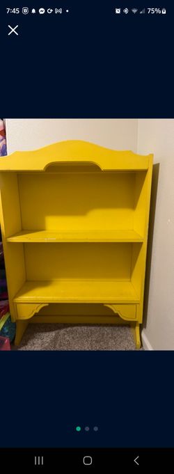 Yellow Wall Or Floor Cabinet