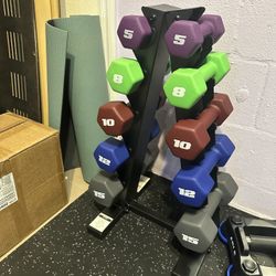 Dumbbells With Rack