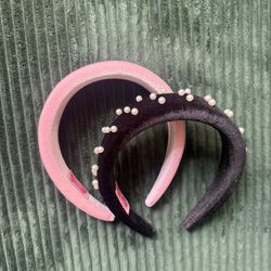 Cute Pink And Black Headbands! 