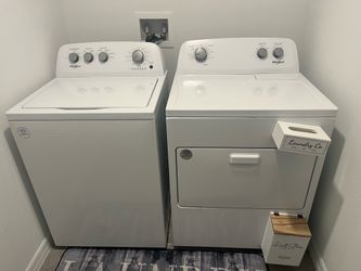 Whirlpool washer and dryer