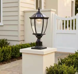 Outdoor Weather Resistant Solar Post light