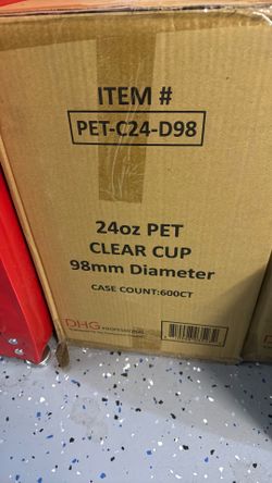 Clear Cup 24 Oz