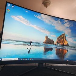 Msi 31" Gaming Monitor 144hz, Curved Display