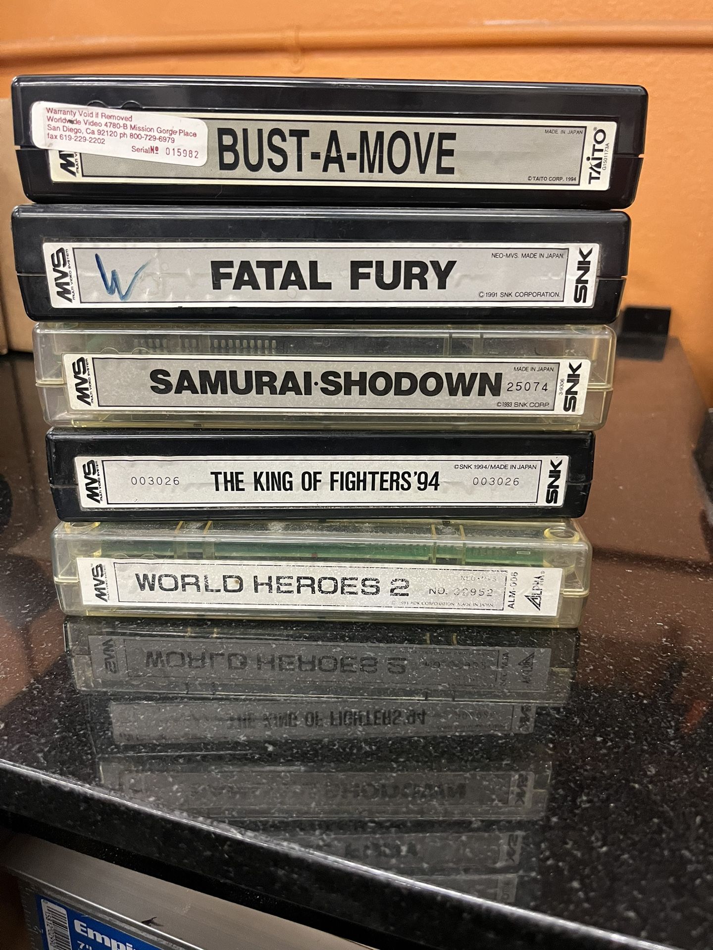 Arcade Game Cartridges Snk Neo Geo