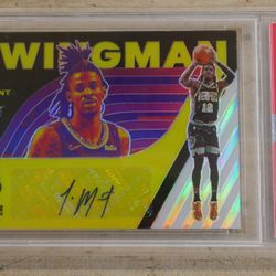 2020 Flux Ja Morant Swing Man Signatures Auto PSA/DNA Certified GEM MT 10. COLLECTIBLE.
