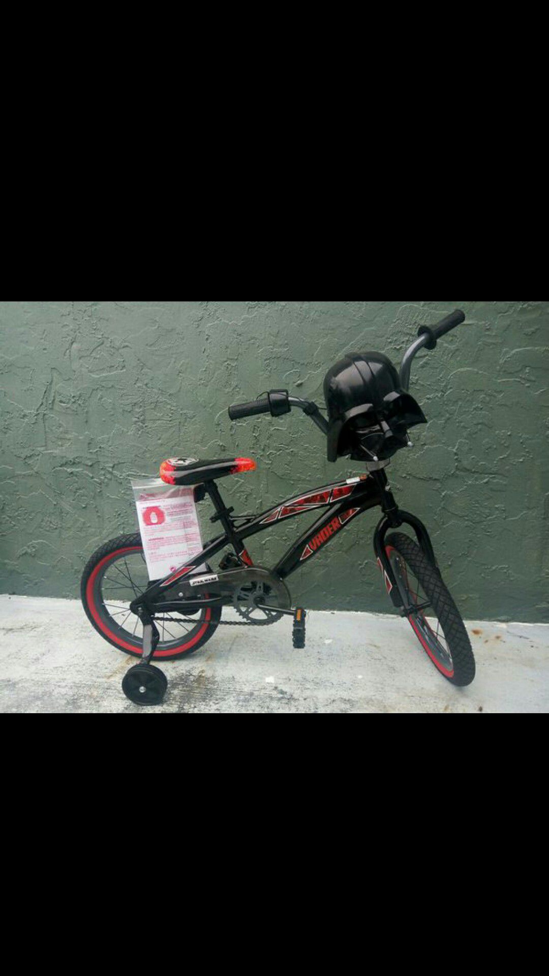 New 16" Star Wars Darth Vader bike