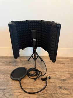 USB Condenser Microphone with Acoustic Shield Bundle