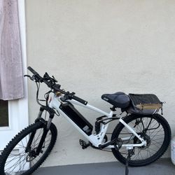 Electric Mountain Bike 48v + Helmet