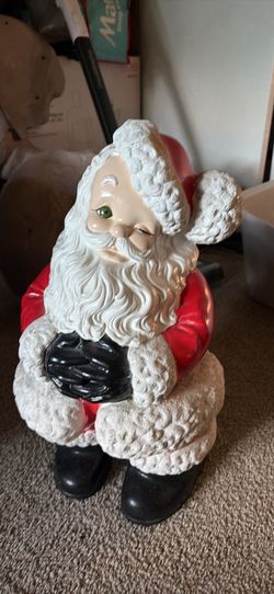 Antique Ceramic Santa