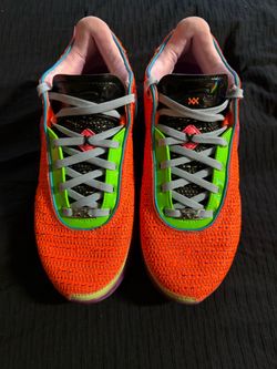 LeBron 20 Orange Multi size 10 Men
