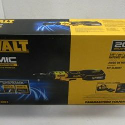 DeWalt Brushless 20V Ratchet Battery, Charger And Bag 