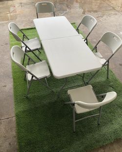 Tables & chairs For sale & Turf