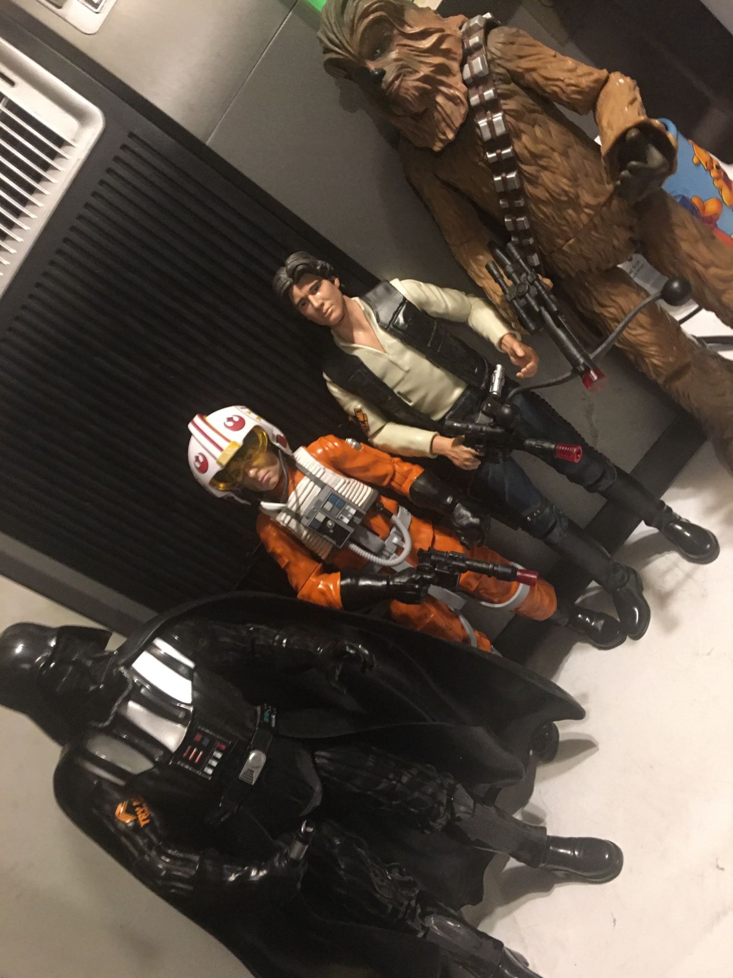 BIG starwars action figures talking & lights up 12-16 inches
