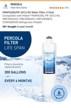 PERCOLA Refrigerator Water Filters PCL-21 (3 Pack) New