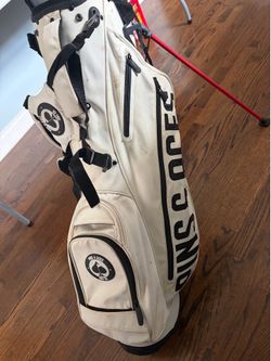Pins and Aces White Golf Bag