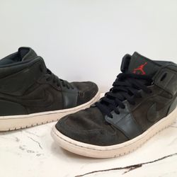 Nike Jordan 1 Retro Mid Sequoia shoes 554724-302 Size M 9.5