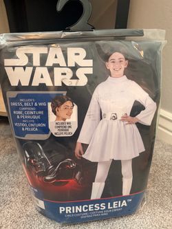 Girls Princess Leia costume