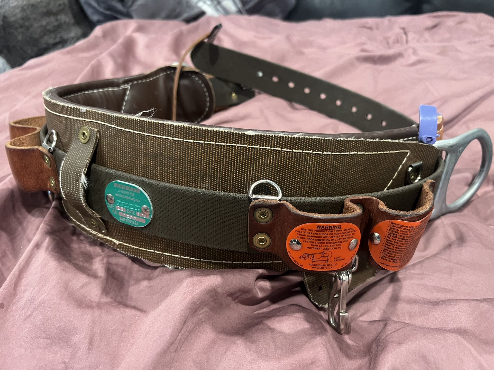 Buckingham Climbing Belt Size 25