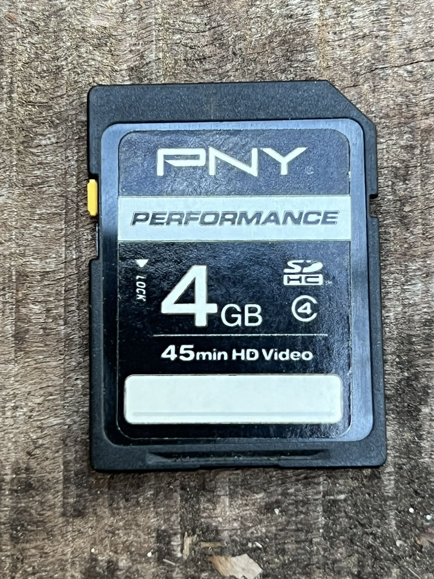 PNY #2 4gb SD card