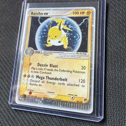 Pokemon Cards Sandstorm Raichu EX