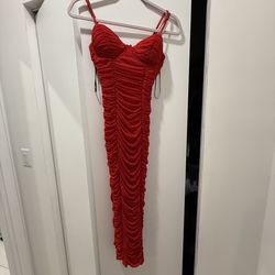 Red dress