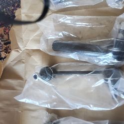 A-Premium Set of 4, Front Lower Control Arm, Lower Ball Joint, Sway Bar Link, Outer Tie Rod End, Compatible with Suzuki SX4 2007-2013