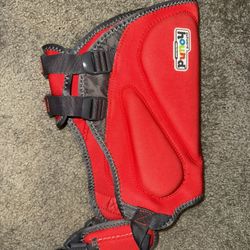 Outward Hound Dawson Swim Red Dog Life Jacket, Medium