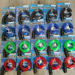 NEW Bike Cable Lock / Nuevo Candado Bicicleta 