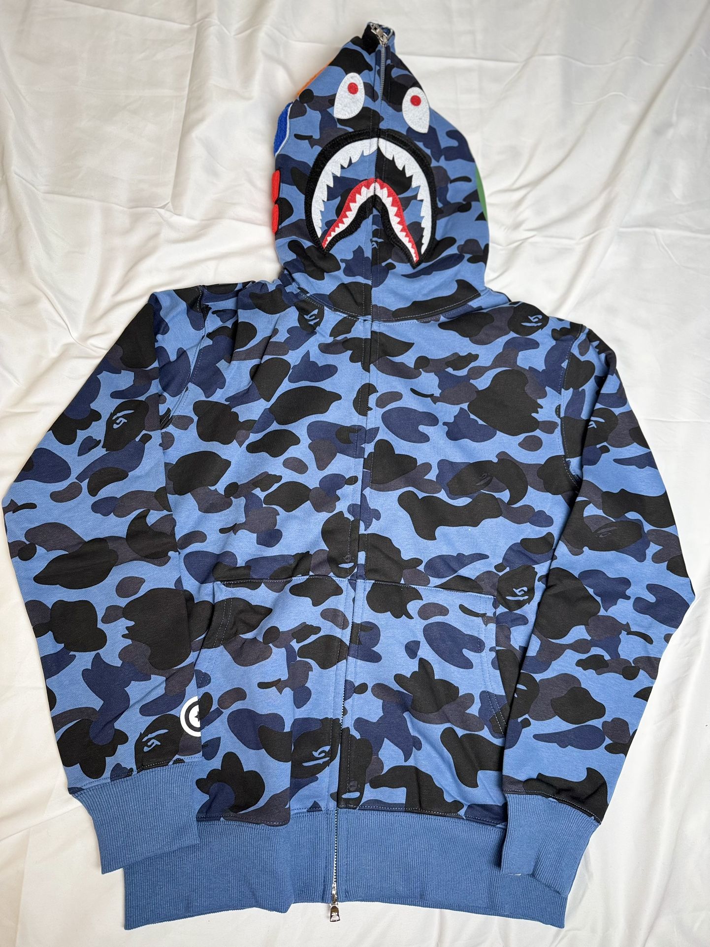 Bape Blue Camo Hoodie