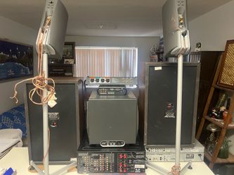 Surround sound stereo system