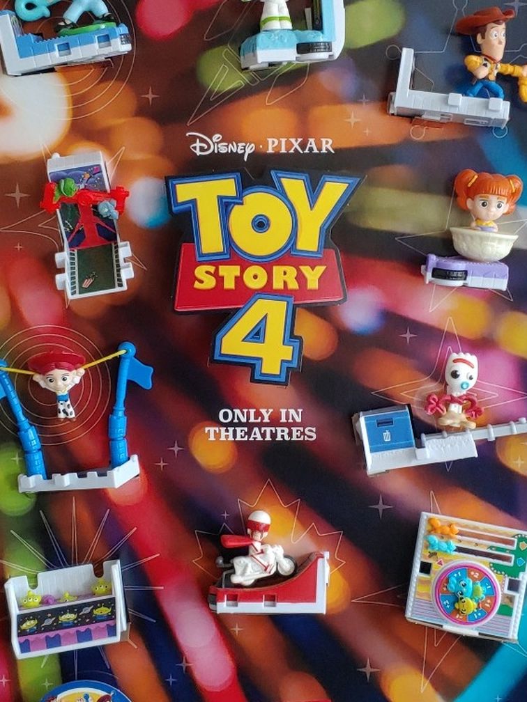 Disney's McDonald's Toy Story 4 Display